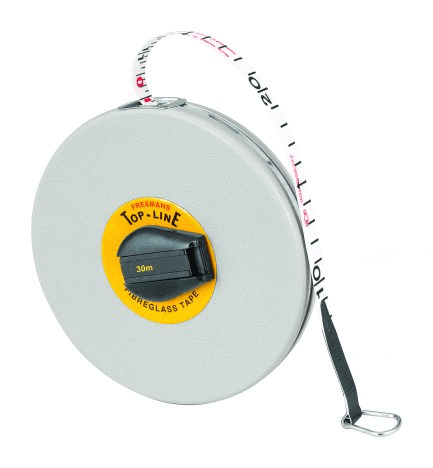 30m TOP-LINE Fibreglass Measuring Tape